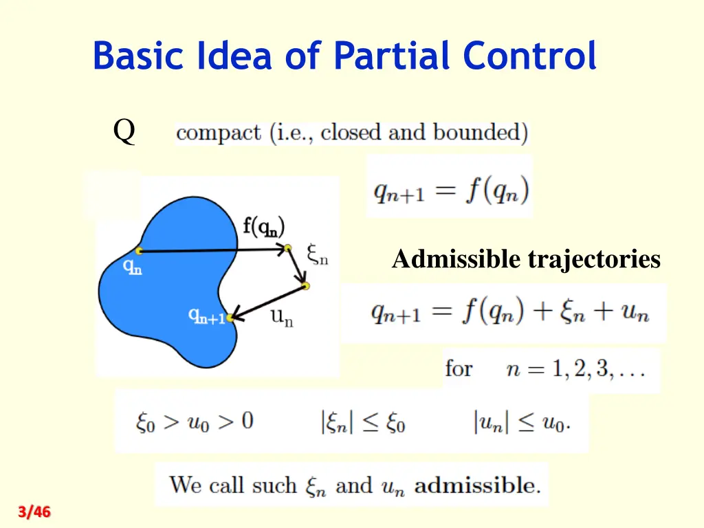 basic idea of partial control