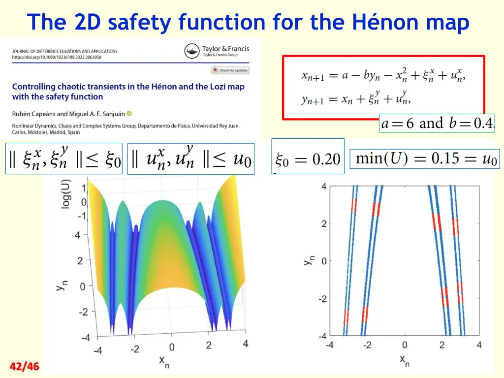 the 2d safety function for the h non map