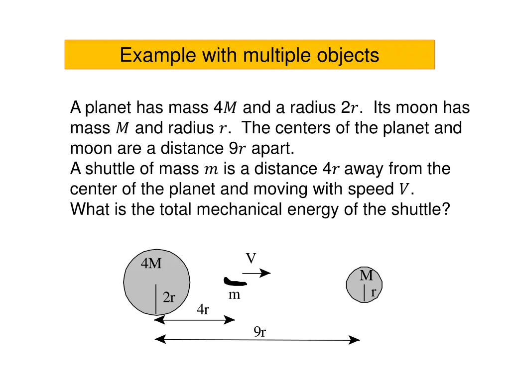 example with multiple objects