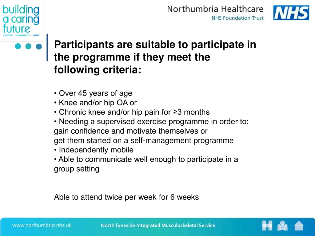 participants are suitable to participate