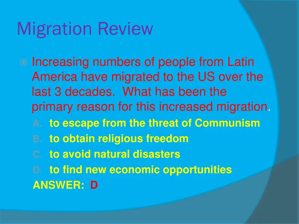 migration review