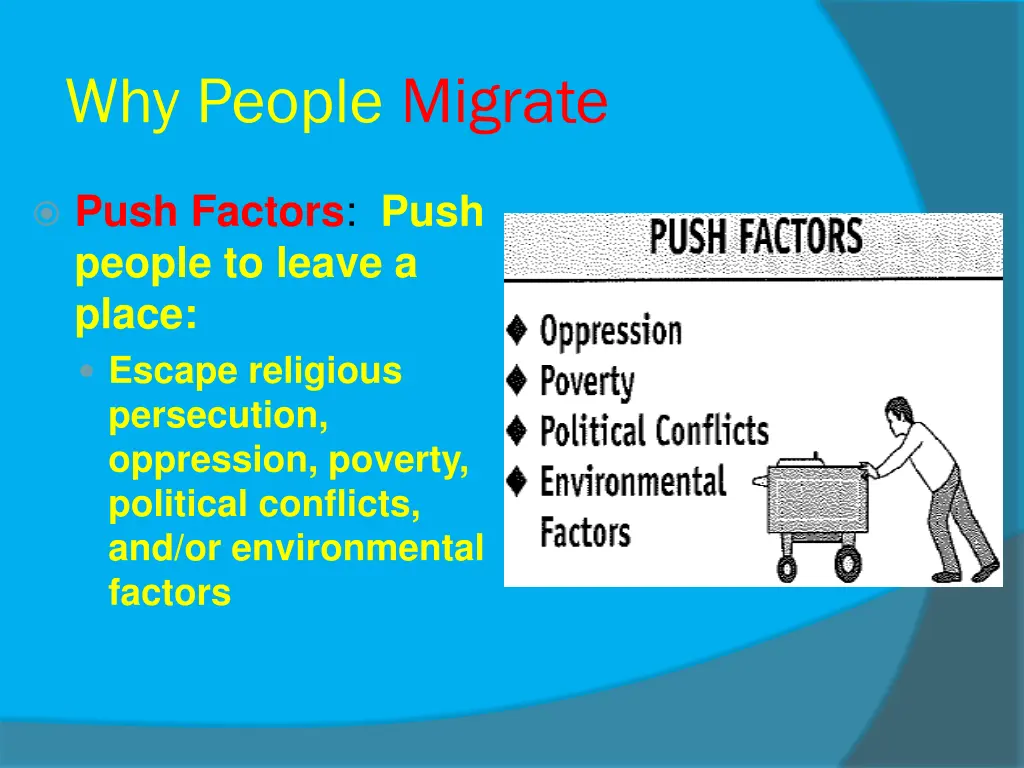 why people migrate