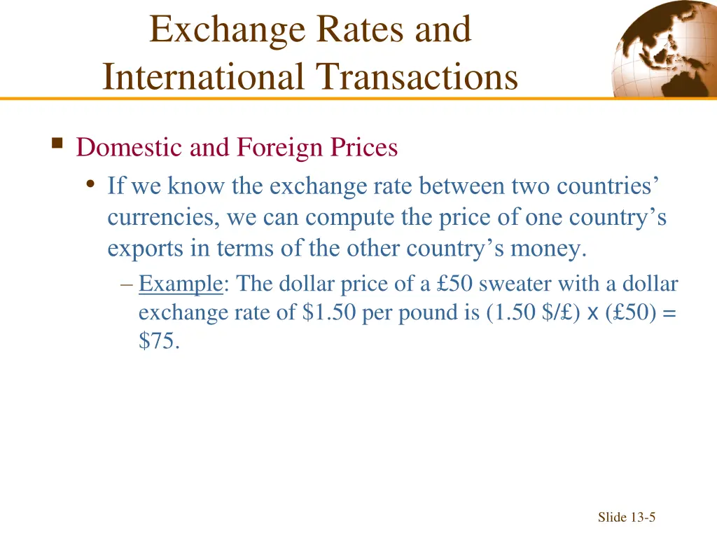 exchange rates and international transactions 2