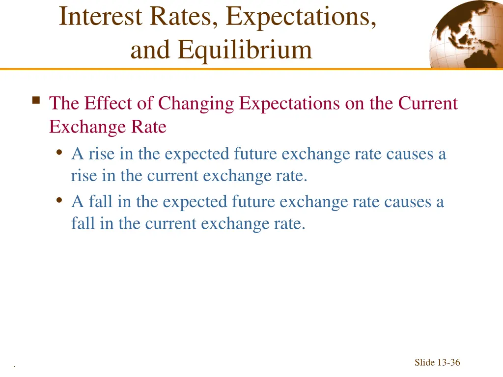 interest rates expectations and equilibrium 3