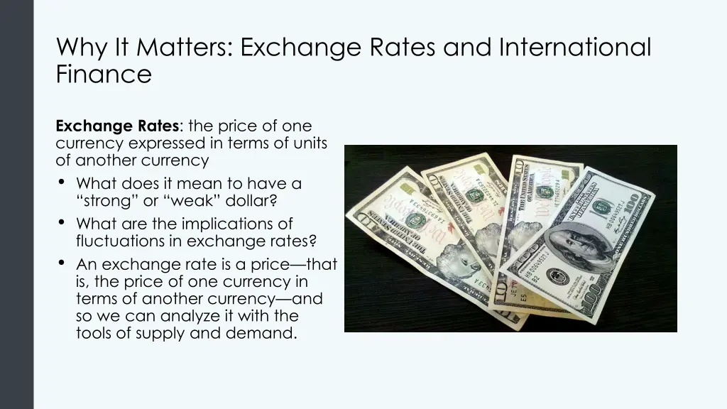 why it matters exchange rates and international