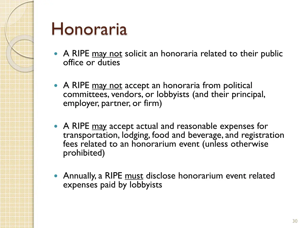 honoraria 1