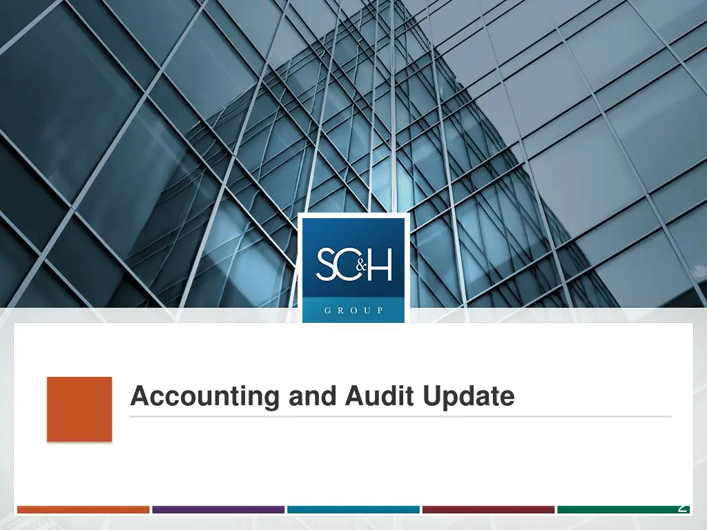 accounting and audit update