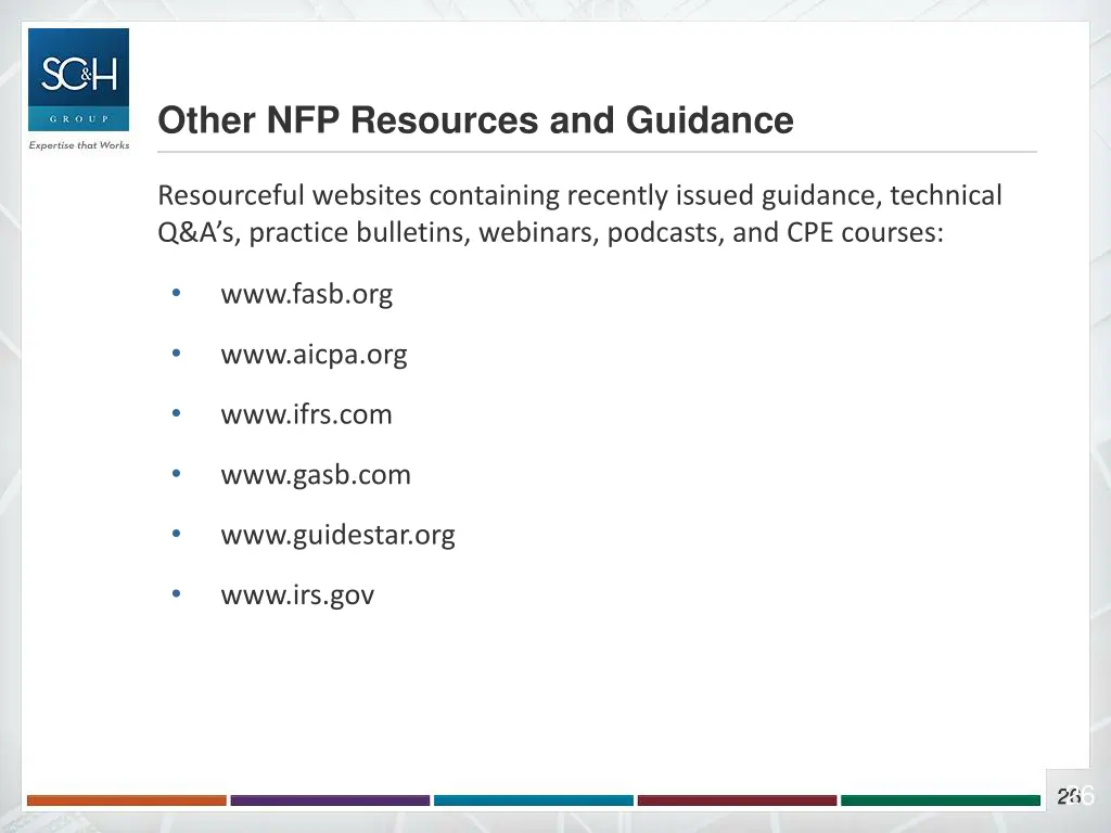 other nfp resources and guidance