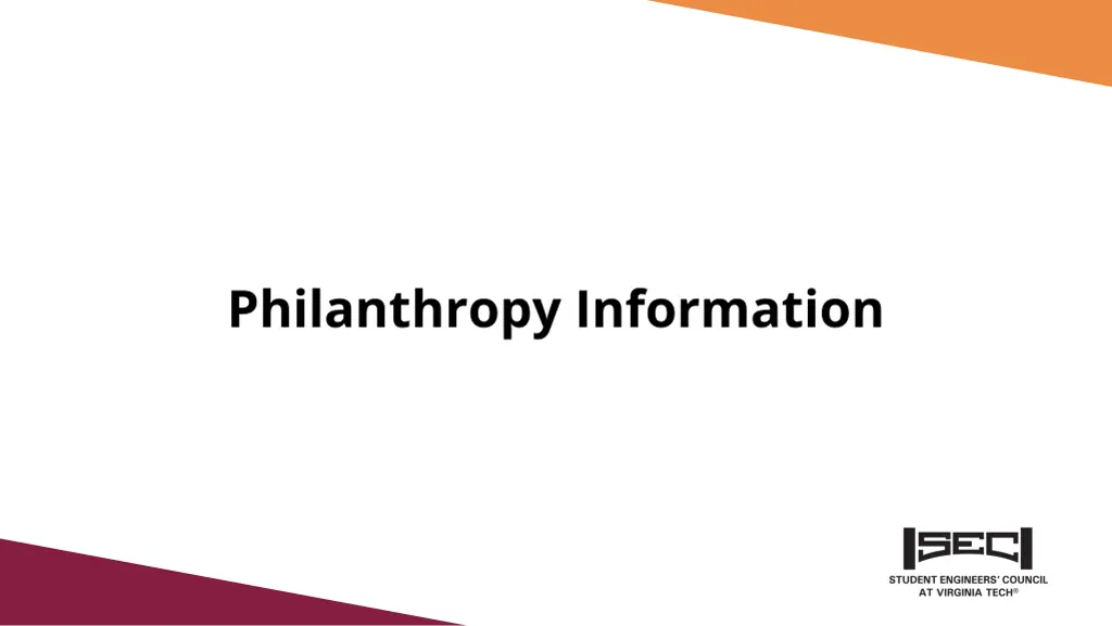 philanthropy information