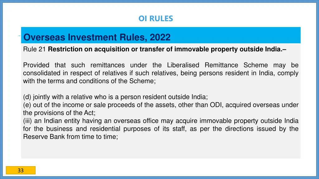 oi rules 10