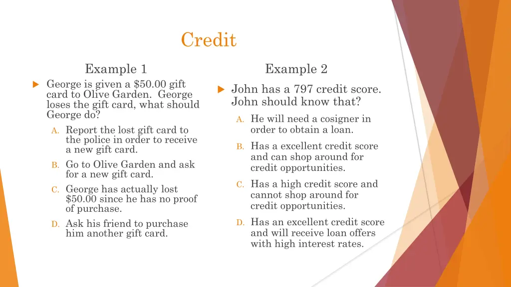 credit