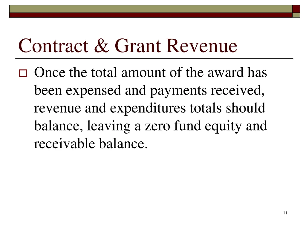 contract grant revenue 1