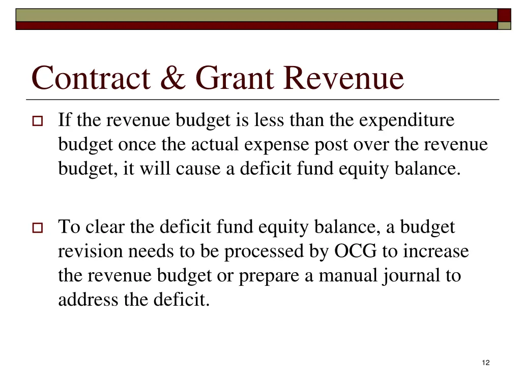 contract grant revenue 2