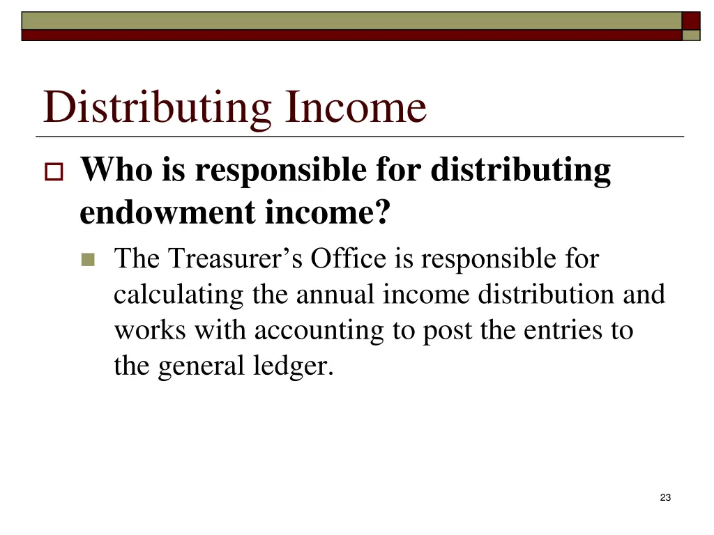 distributing income 2