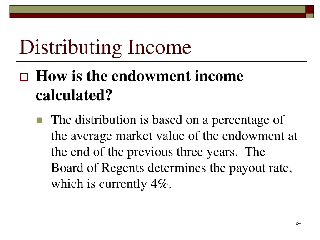 distributing income 3