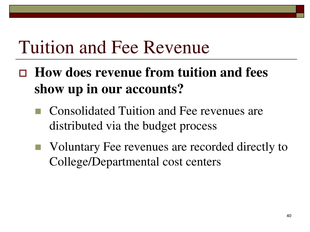 tuition and fee revenue 2