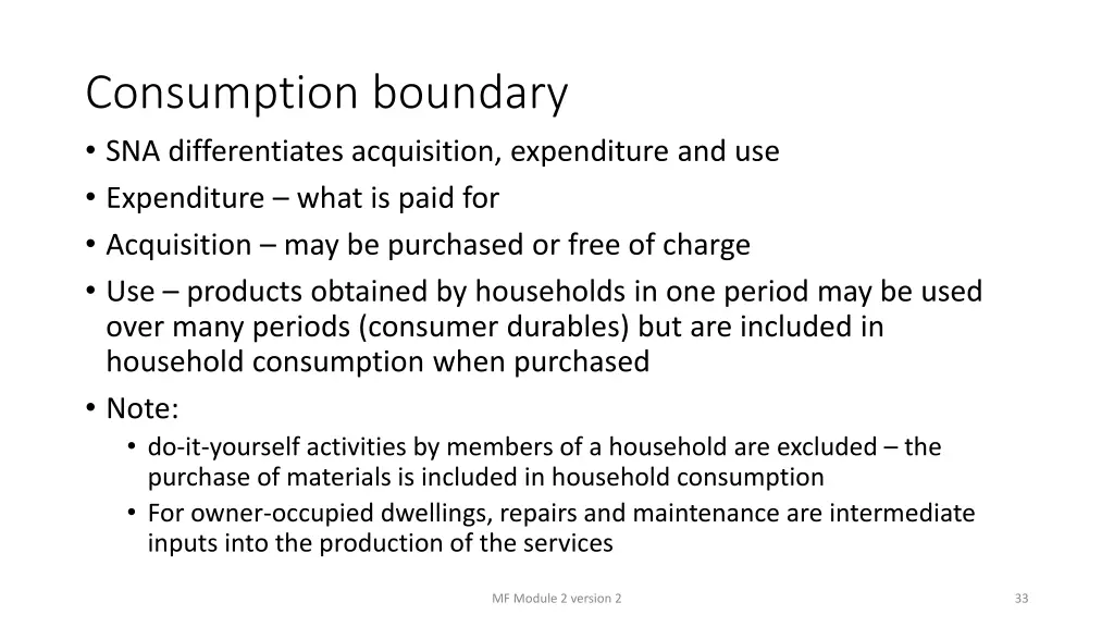 consumption boundary sna differentiates