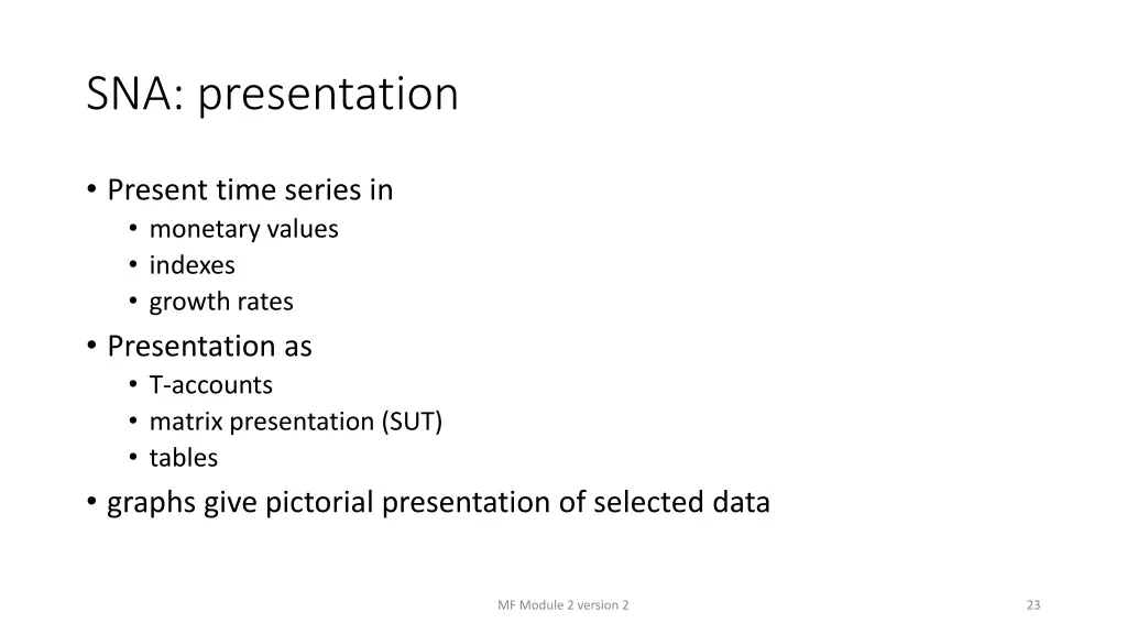 sna presentation