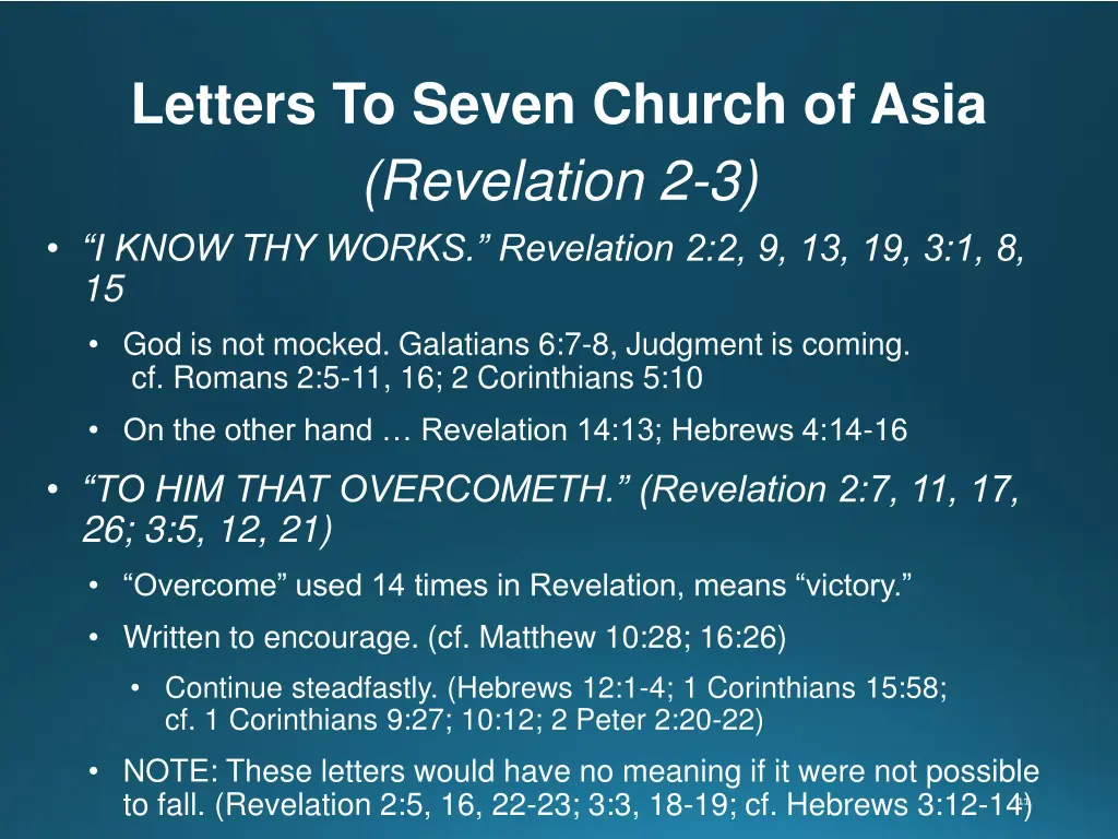 letters to seven church of asia revelation 2 3 1