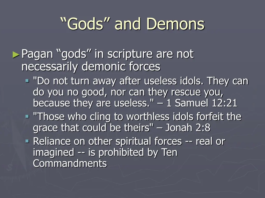 gods and demons