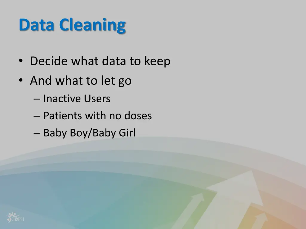 data cleaning