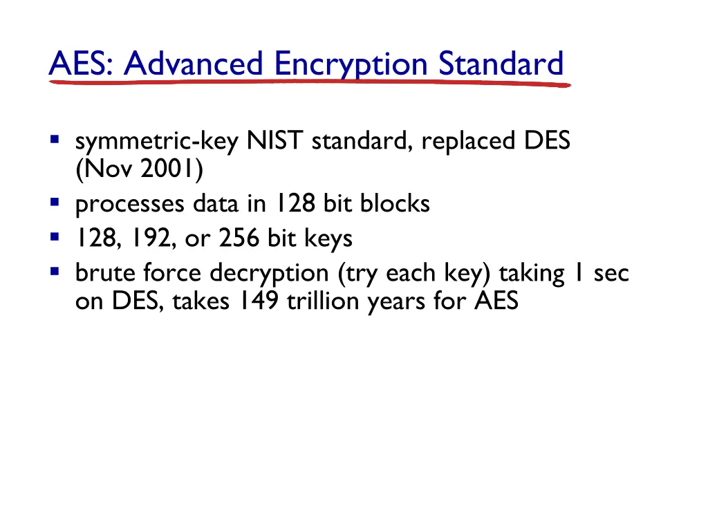 aes advanced encryption standard