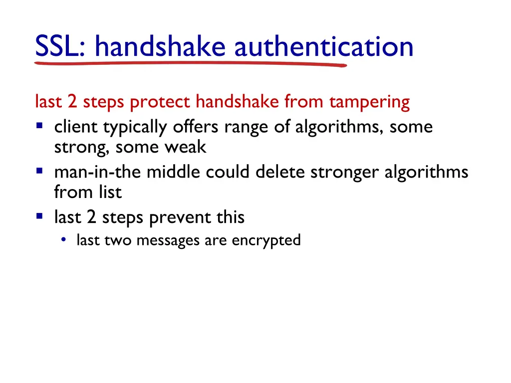 ssl handshake authentication