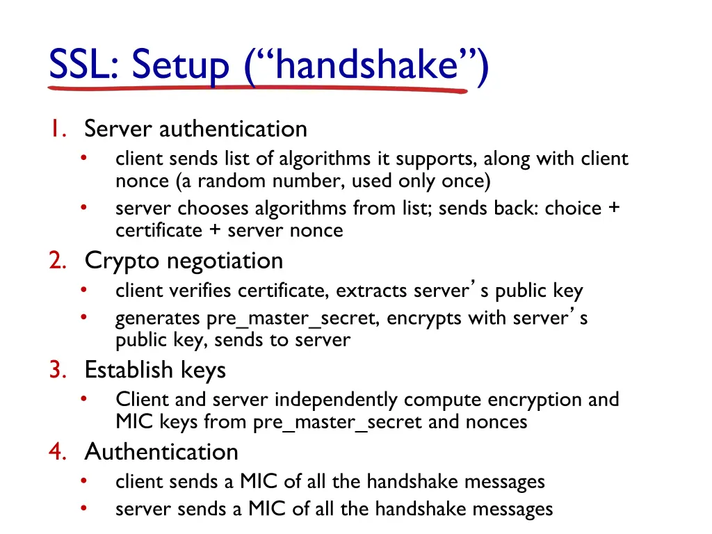 ssl setup handshake