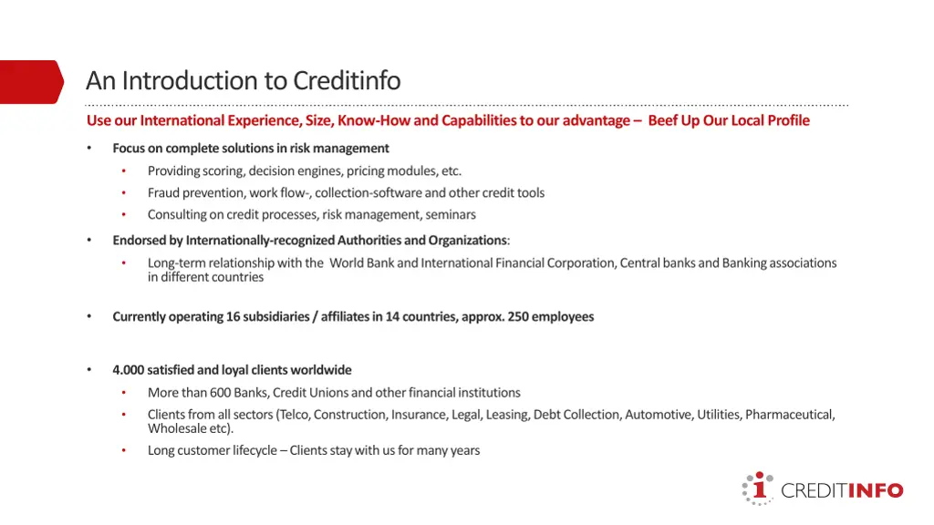 an introduction to creditinfo 1