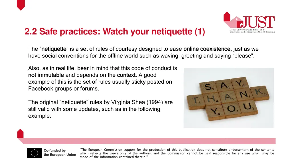 2 2 safe practices watch your netiquette 1