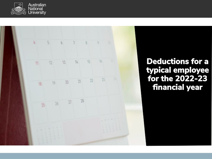 deductions for a deductions for a typical