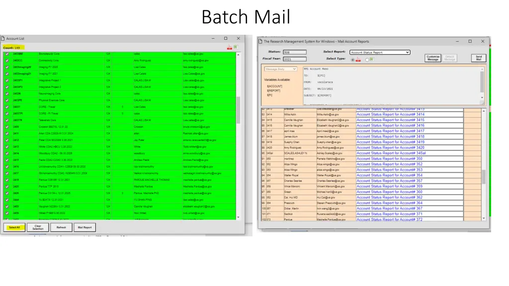 batch mail