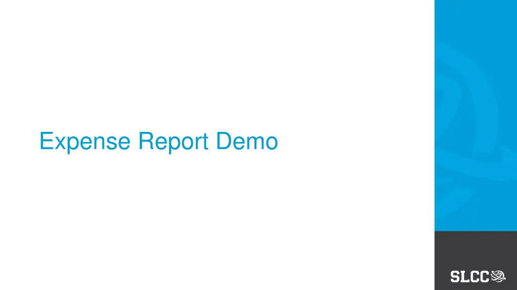 expense report demo