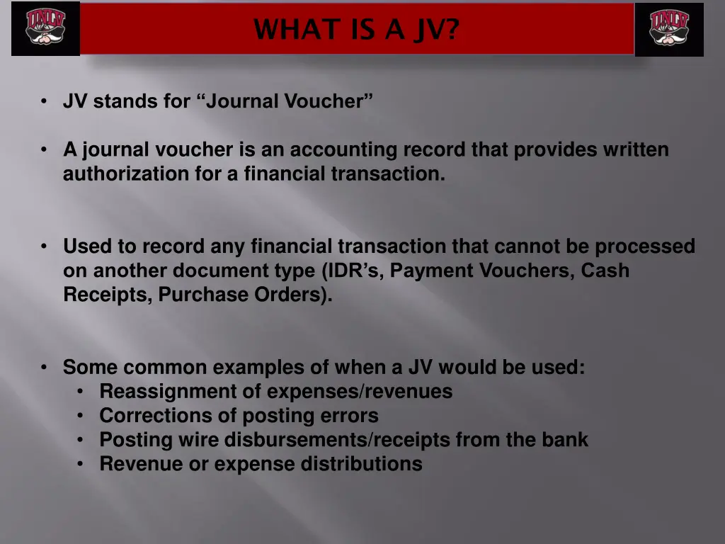 what is a jv