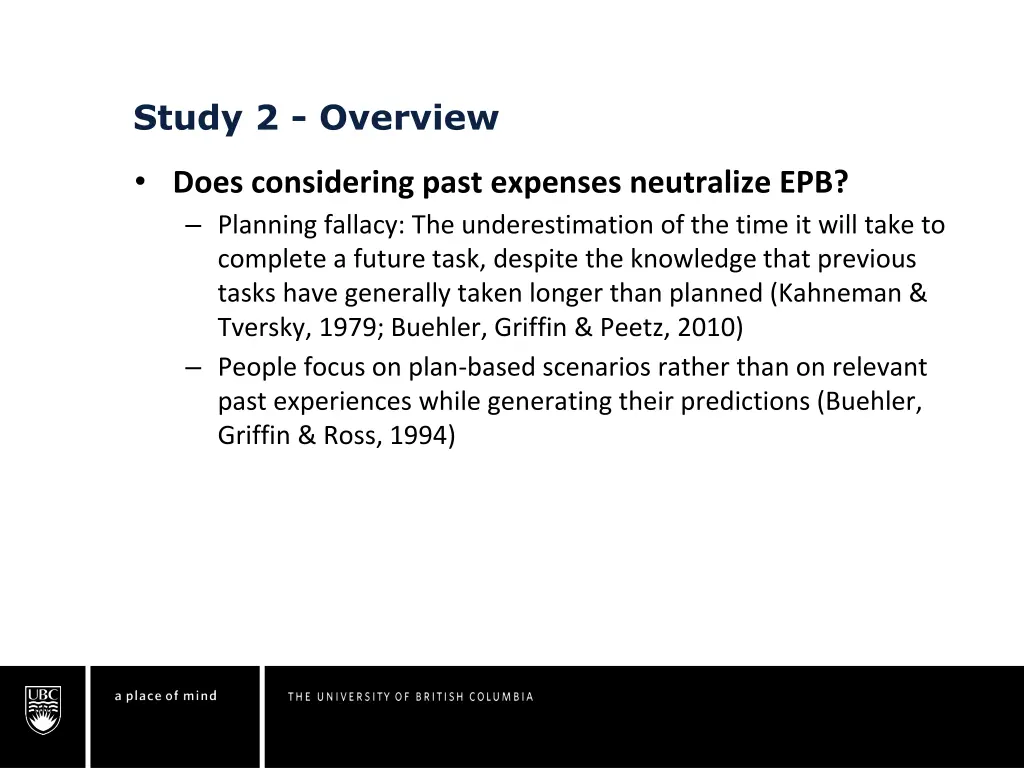 study 2 overview 1