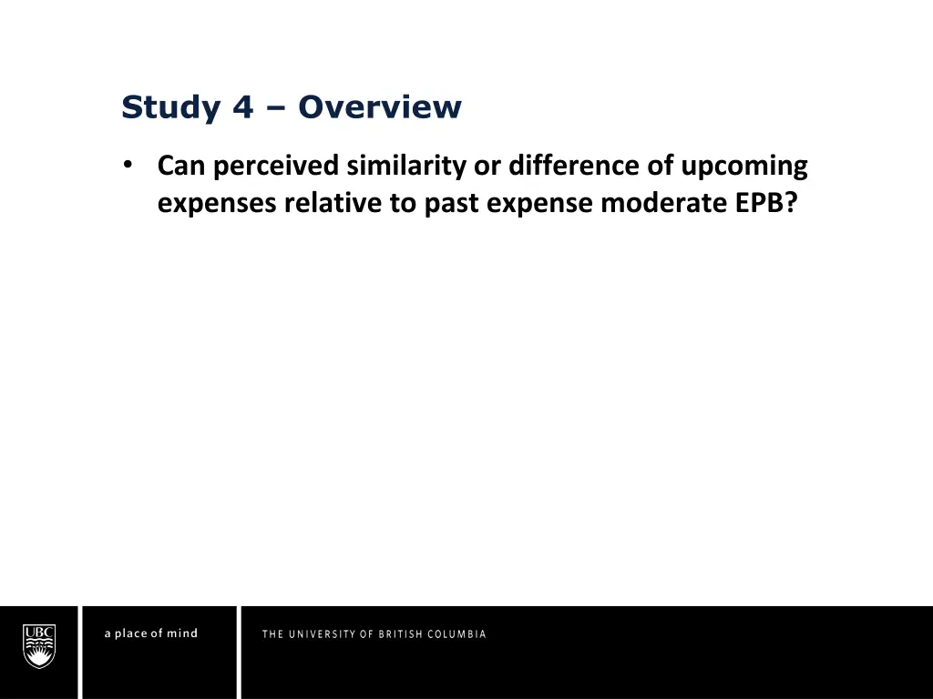 study 4 overview