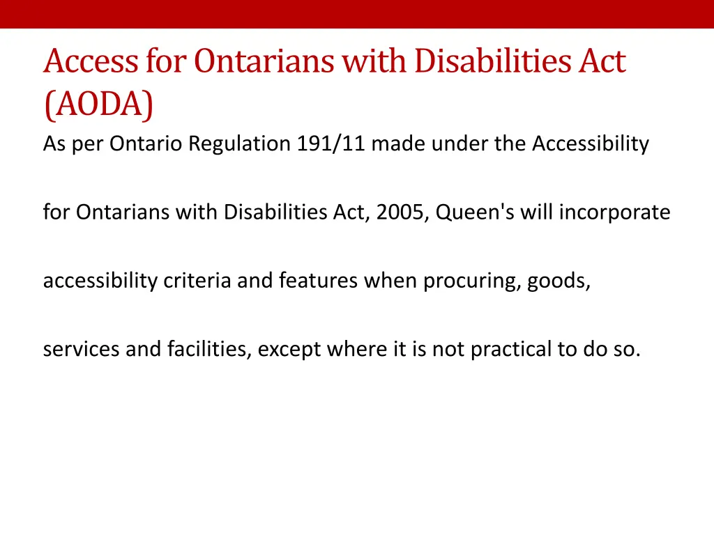 access for ontarians with disabilities act aoda