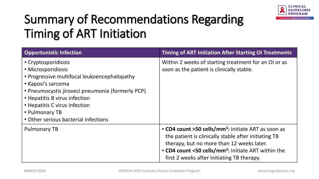 summary of recommendations regarding summary