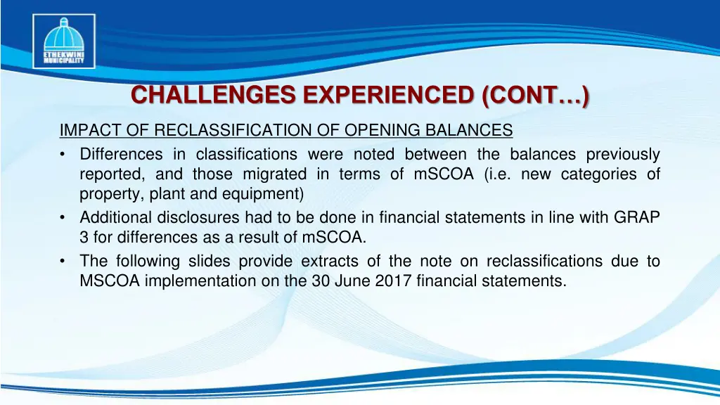 challenges experienced cont 1