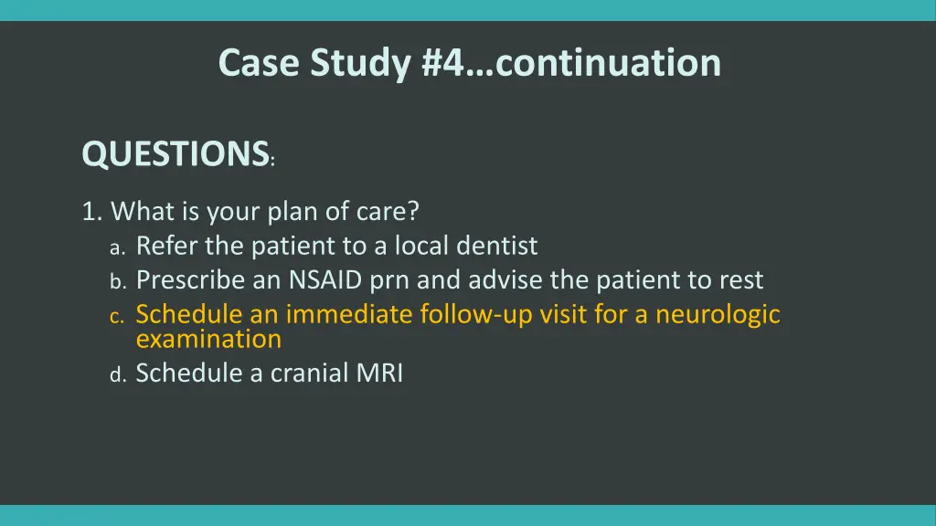 case study 4 continuation