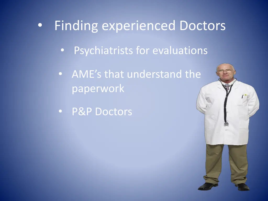 finding experienced doctors