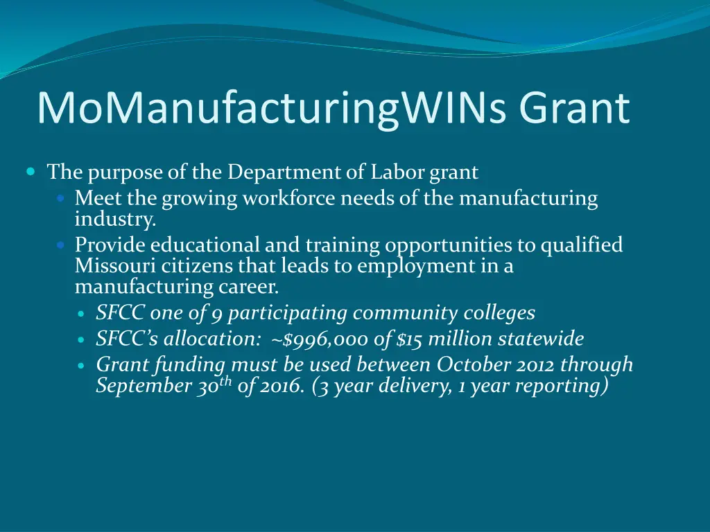 momanufacturingwins grant