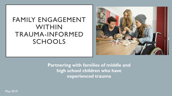 family engagement within trauma informed schools