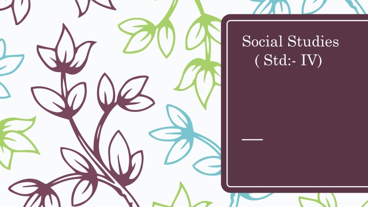 social studies std iv