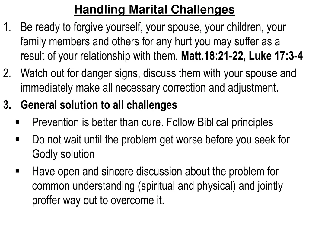 handling marital challenges 1 be ready to forgive