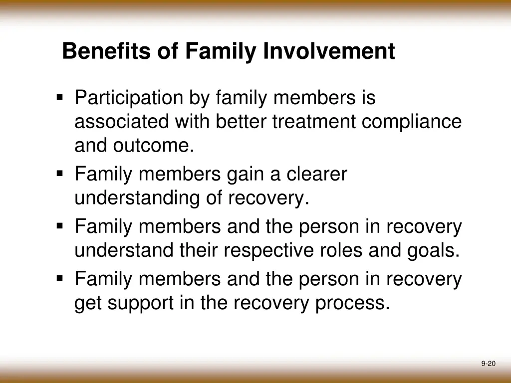 benefits of family involvement