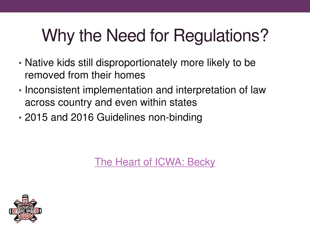 why the need for regulations