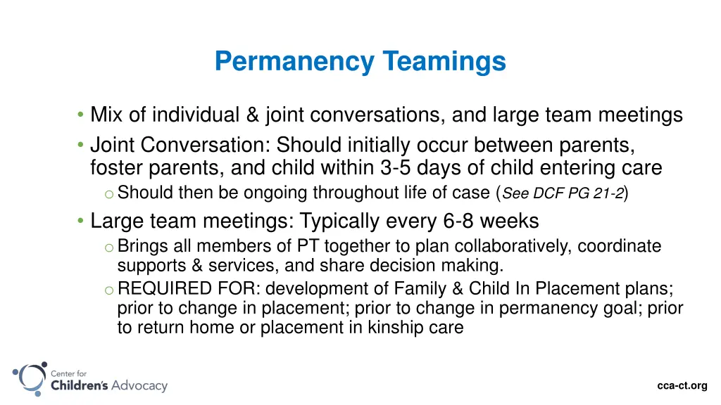 permanency teamings 1