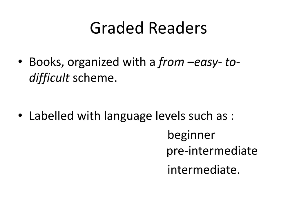 graded readers