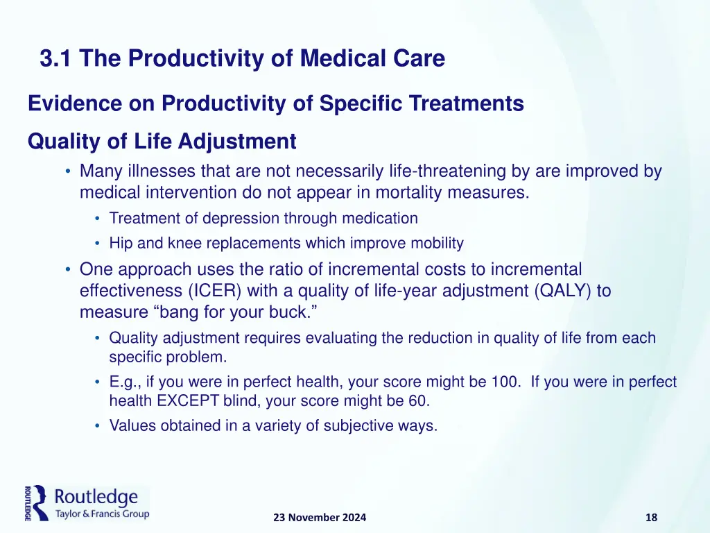 3 1 the productivity of medical care 13